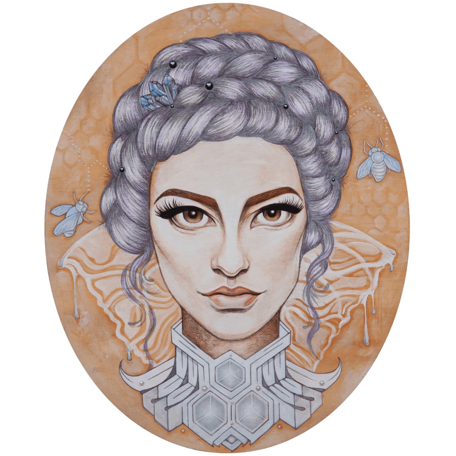 Digital art portrait of a woman.